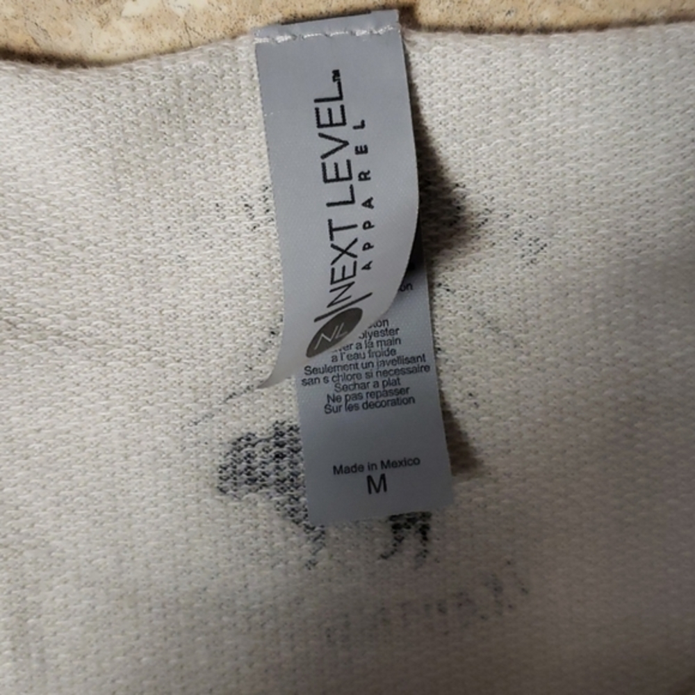 Next Level Apparel White Bee Kind Sweatshirt - Picture 7 of 8